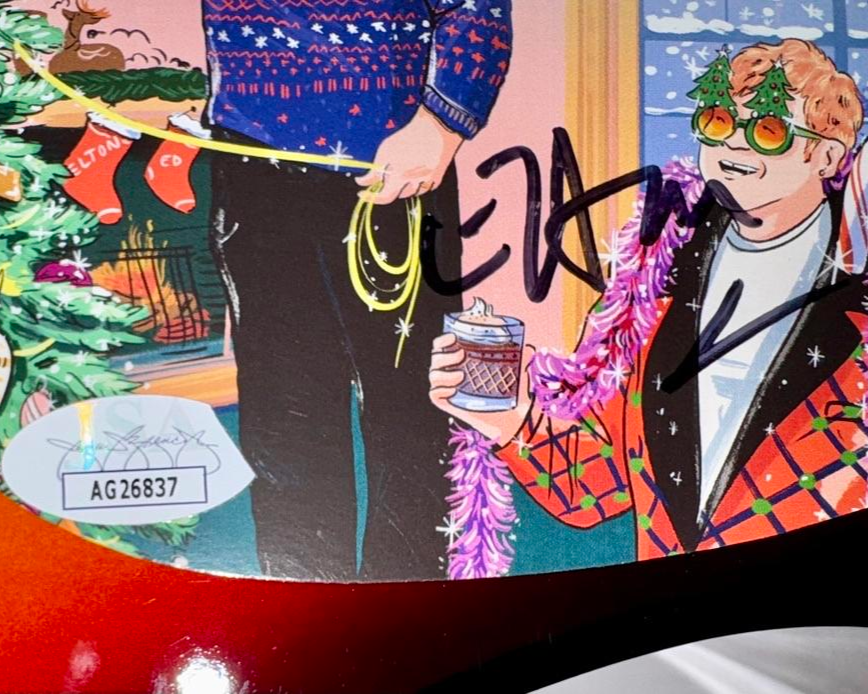 Elton John Signed Guitar - JSA COA #01